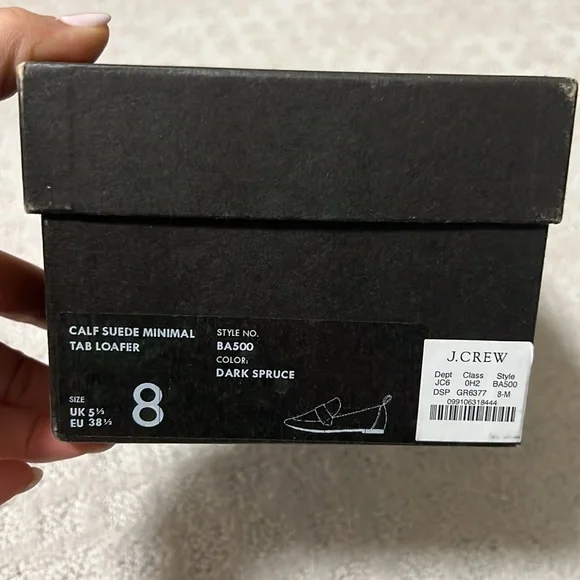 J. Crew Calf Suede Minimal Tab loafers - Picture 11 of 13